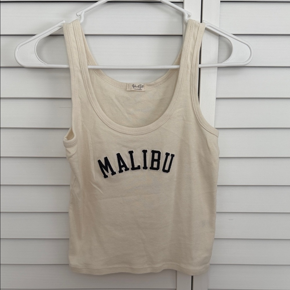 Brandy Melville Cream Malibu Tank Top